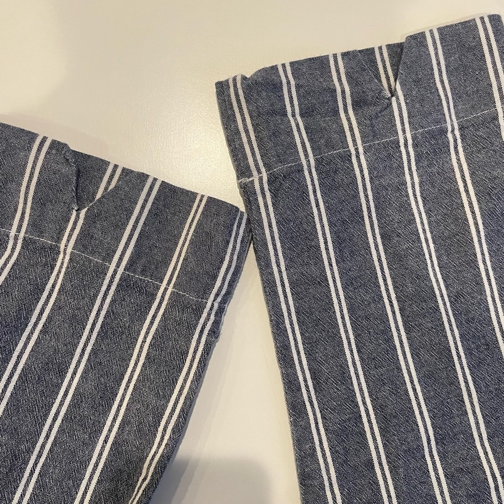 Brandy Melville John Galt Blue & White Stripe Tilden Slim Pants Women’s One Size - Picture 4 of 6